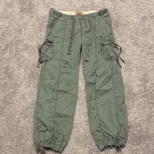 Vintage NOBO no boundaries low rise Olive Green Pants Y2K